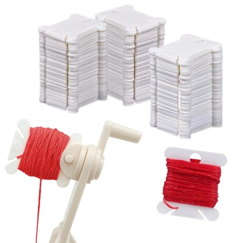 Bobbin Organizer Box - Plastic Embroidery Floss Bobbins Embroidery Floss