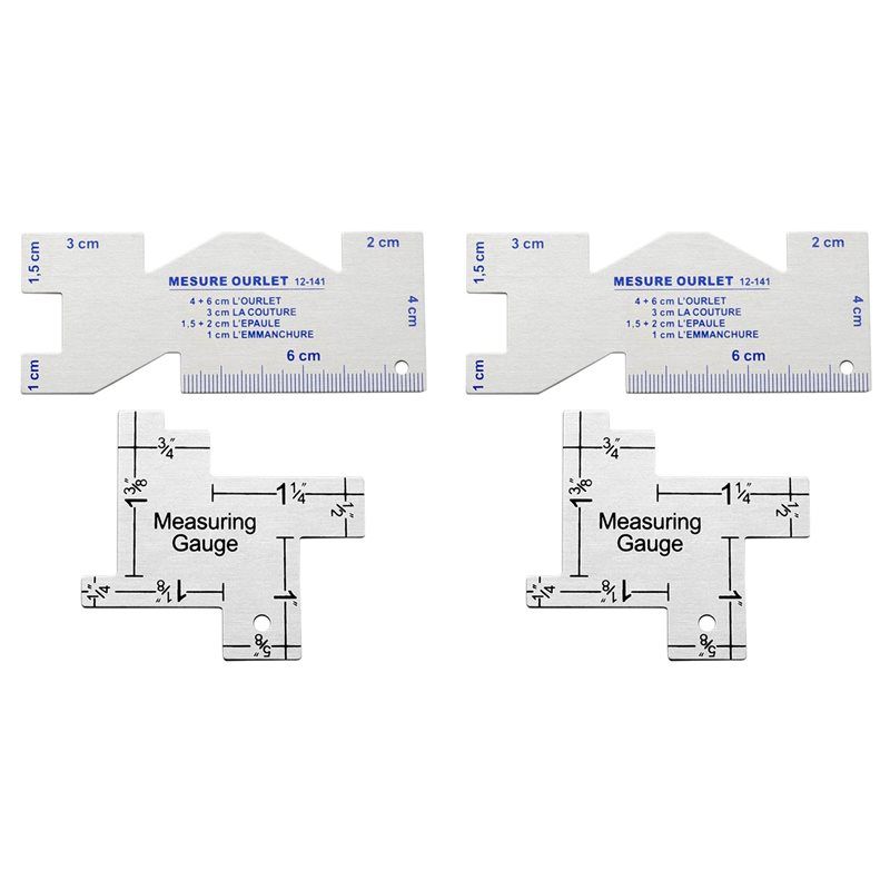 Seam Gauge Metal - HHO-4X Precision Seam Measuring Gauge Metal