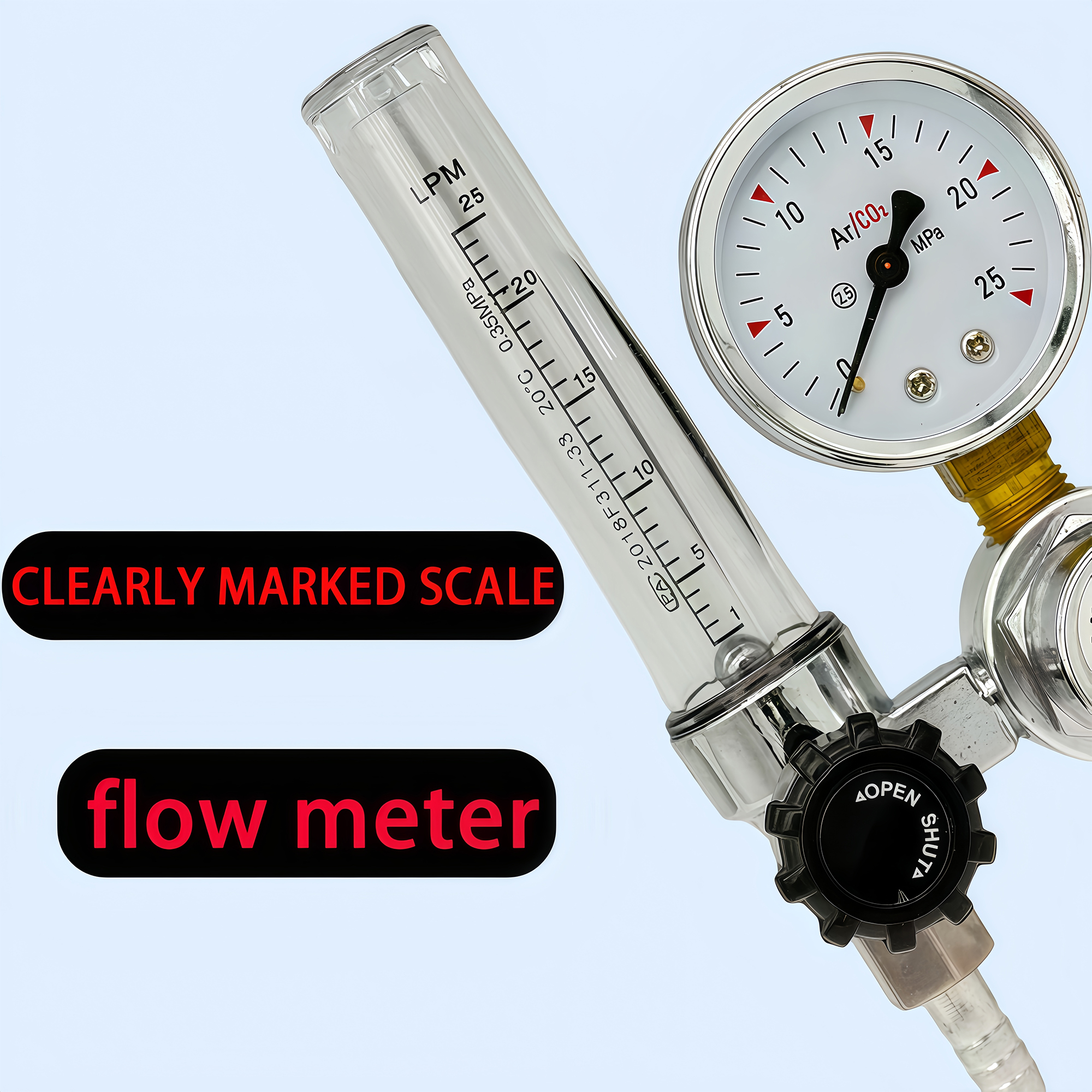 Seam Gauge Metal - NEW Argon Regulator 0-25Mpa Argon Regulator