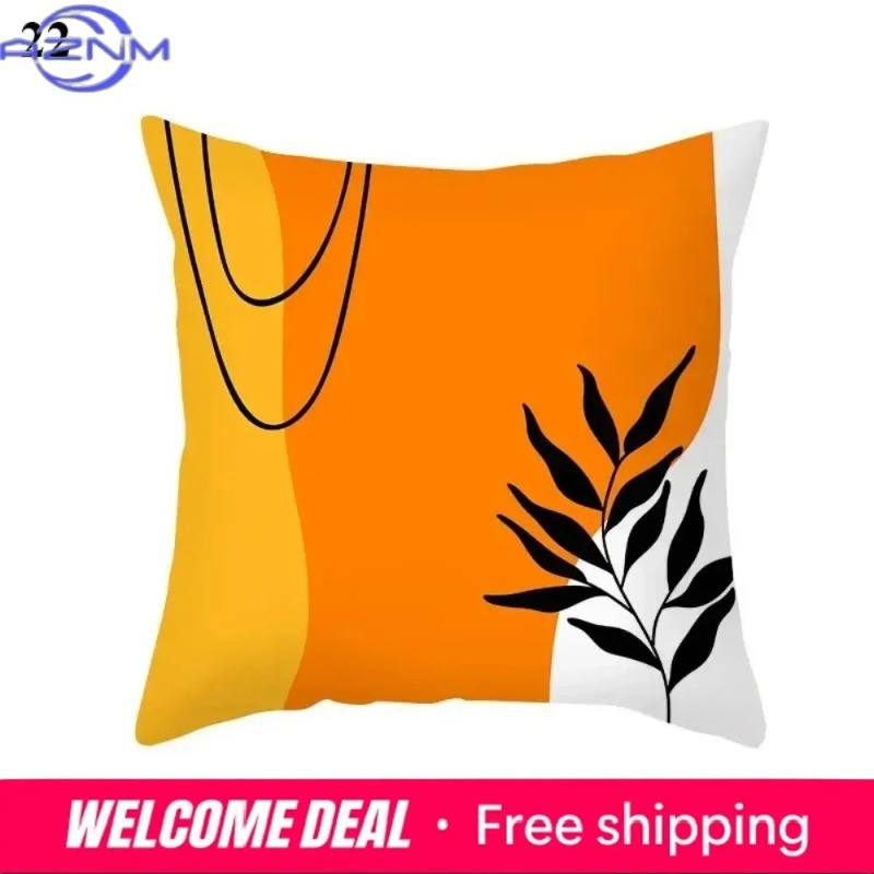 Boho Orange Abstract Cushion C - مراجعة Century Textile & Sewing Supply By Owner وسعره