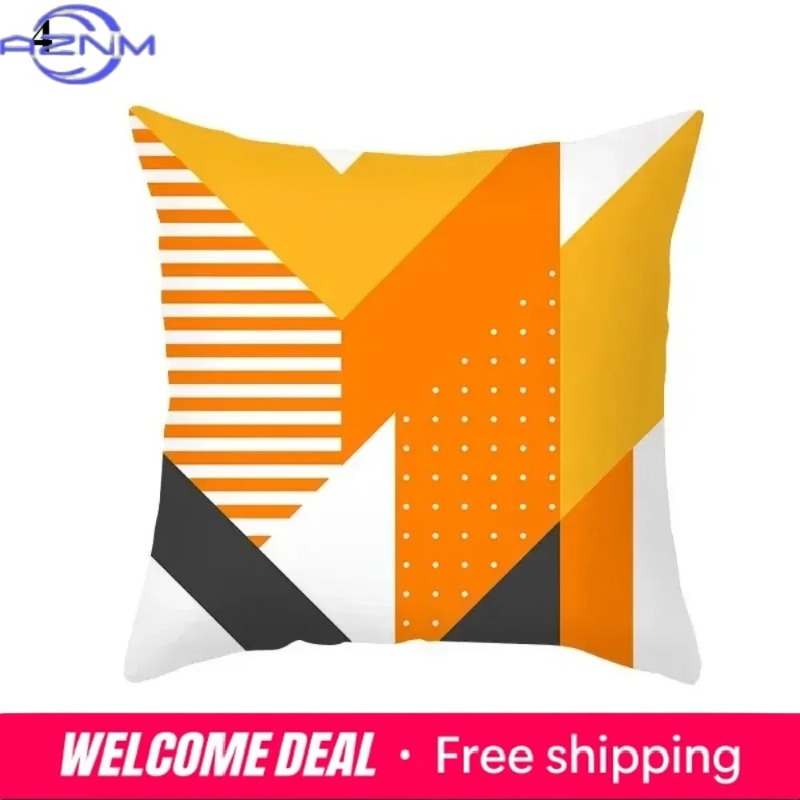 Boho Orange Abstract Cushion C - مراجعة Century Textile & Sewing Supply By Owner وسعره