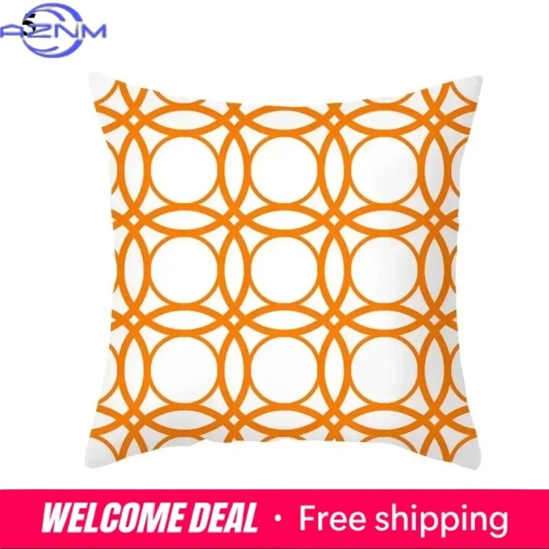 Boho Orange Abstract Cushion C - مراجعة Century Textile & Sewing Supply By Owner وسعره