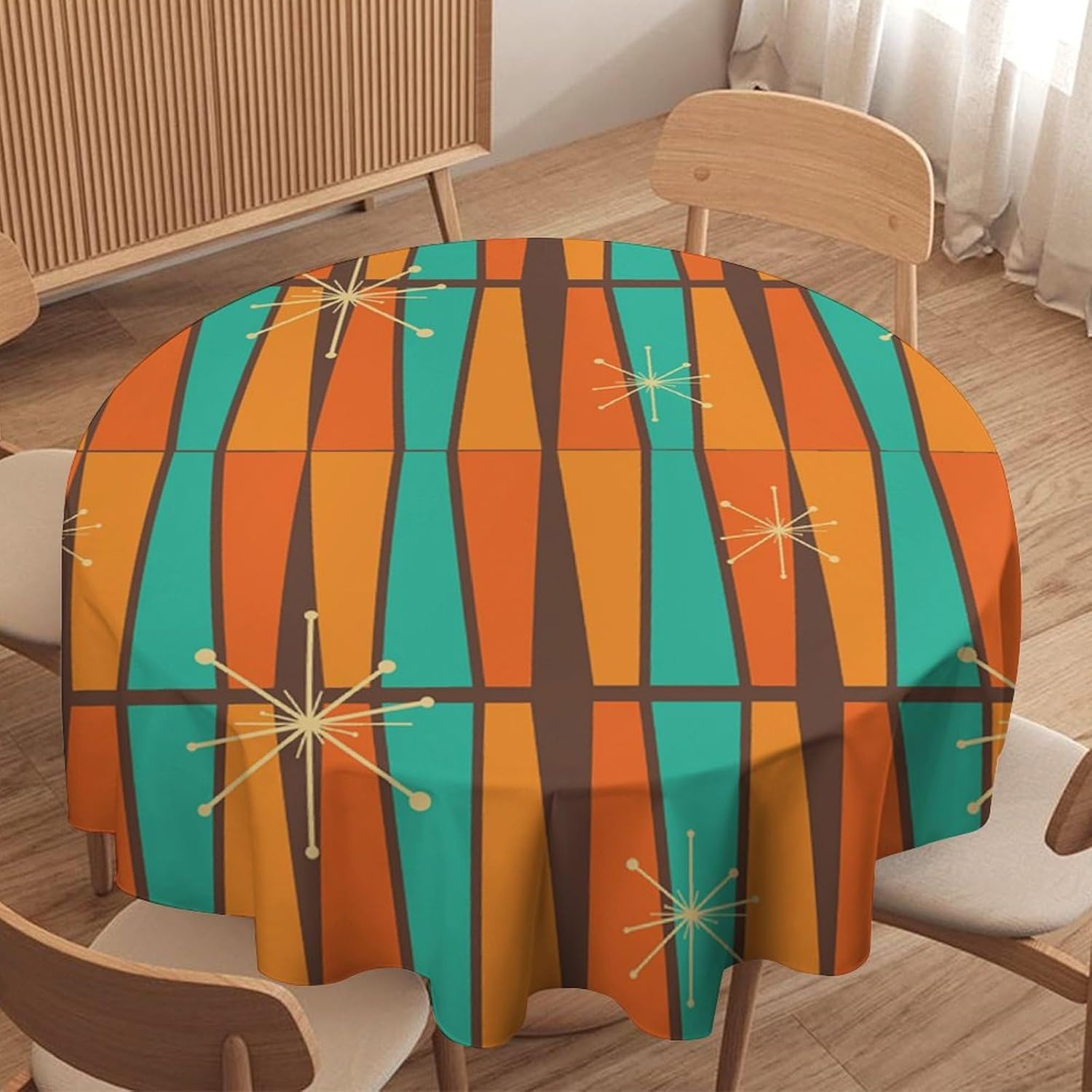Mid Century Modern Orange Yell - مراجعة Century Textile & Sewing Supply By Owner وسعره