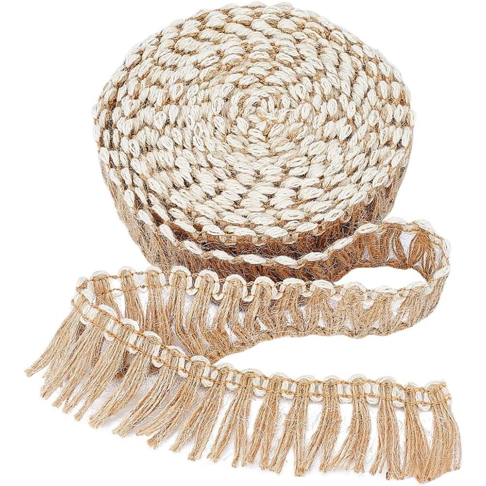 5 Meters Burlap Fringe Tassel  - مراجعة Sewing Kit وسعره