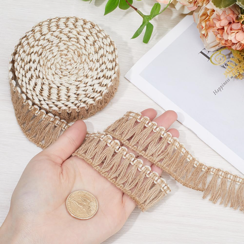 5 Meters Burlap Fringe Tassel  - مراجعة Sewing Kit وسعره