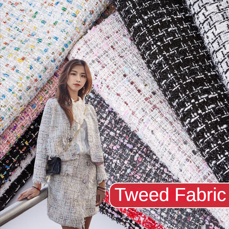 Tweed Fabric By The Meter for  - مراجعة Sewing Tweed Fabric وسعره