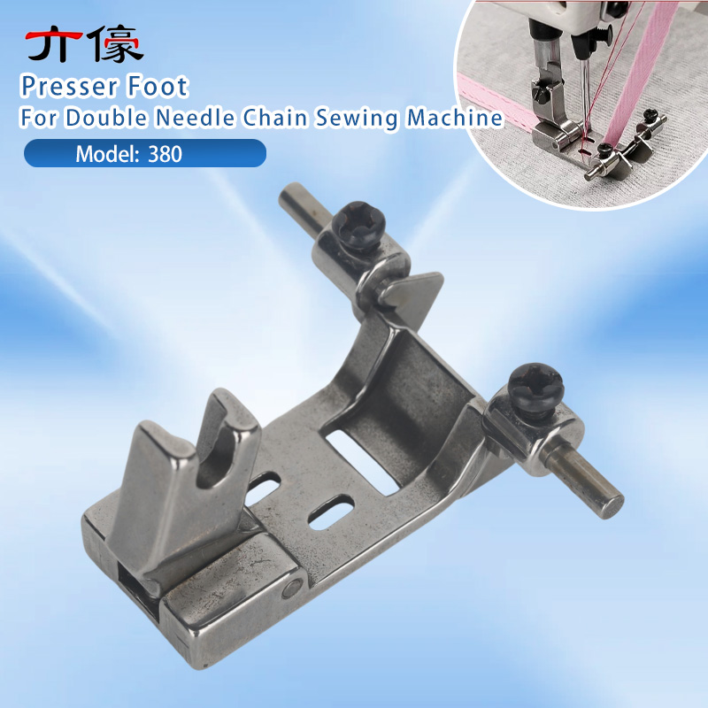 380 Double Needle Chain Bottom - مراجعة Rolled Hem Foot وسعره