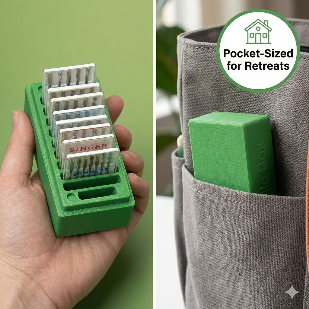 Sewing Machine Needle Organize - مراجعة Bobbin Organizer Box وسعره