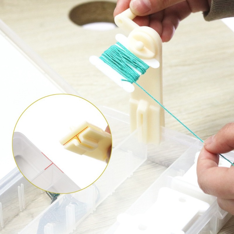 Plastic Embroidery Floss Bobbi - مراجعة Bobbin Organizer Box وسعره