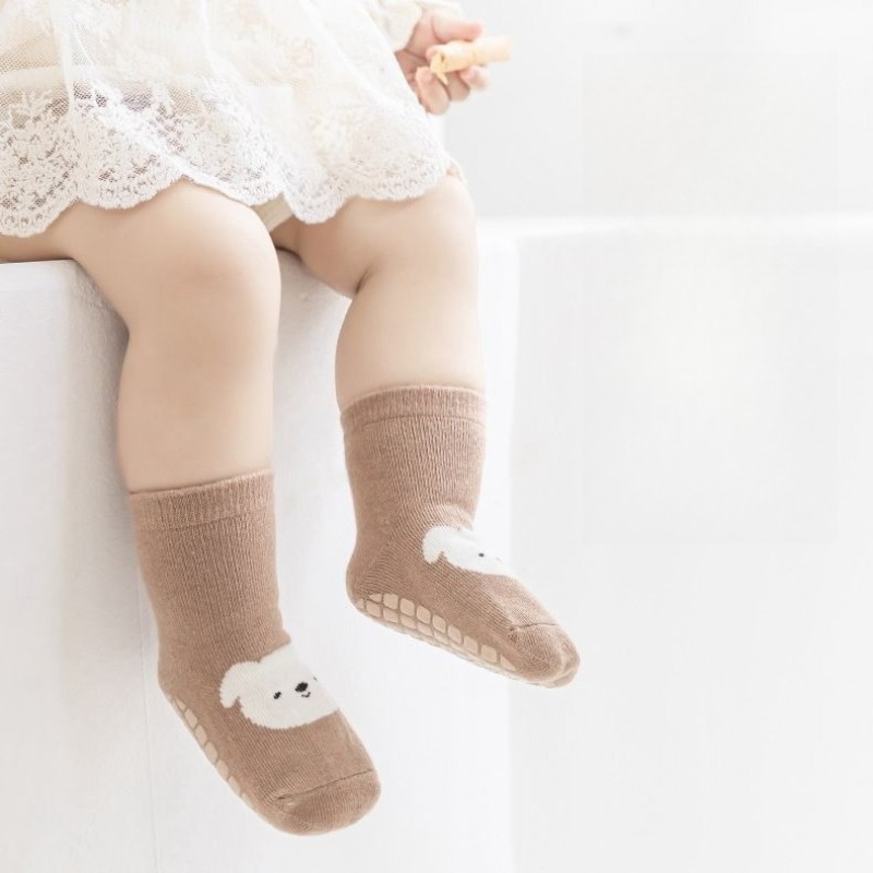 Baby Anti Slip Floor Socks Cot - مراجعة Gripper Foot Walking وسعره