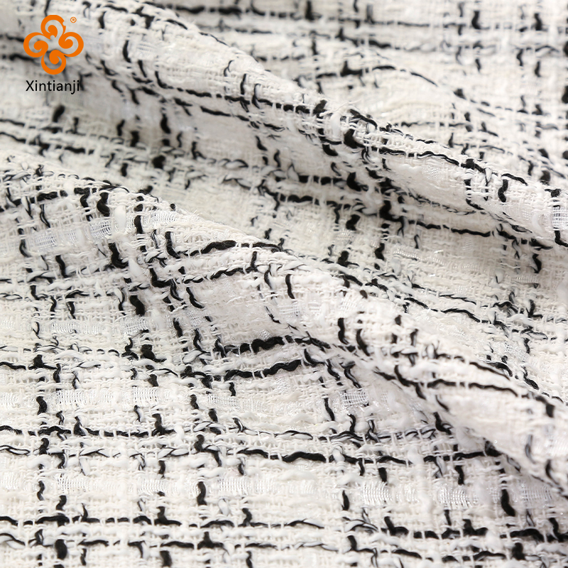 Woven Tweed Fabric Luxurious A - مراجعة Sewing Tweed Fabric وسعره
