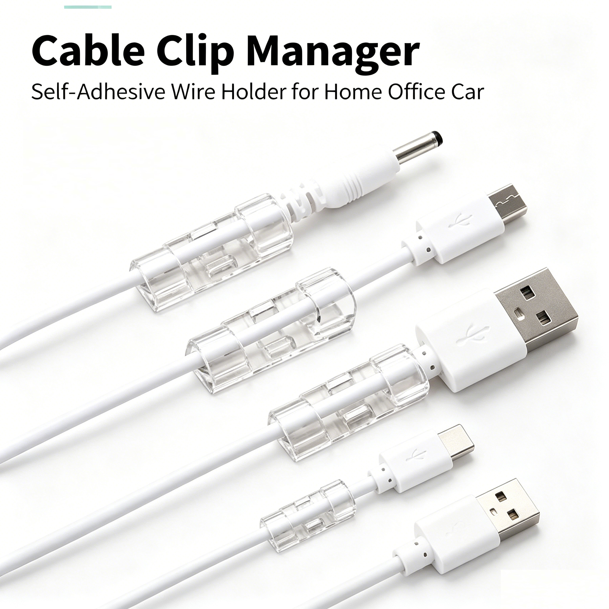 Cable Organizer Clips Cable Ma - مراجعة Bobbin Organizer Box وسعره