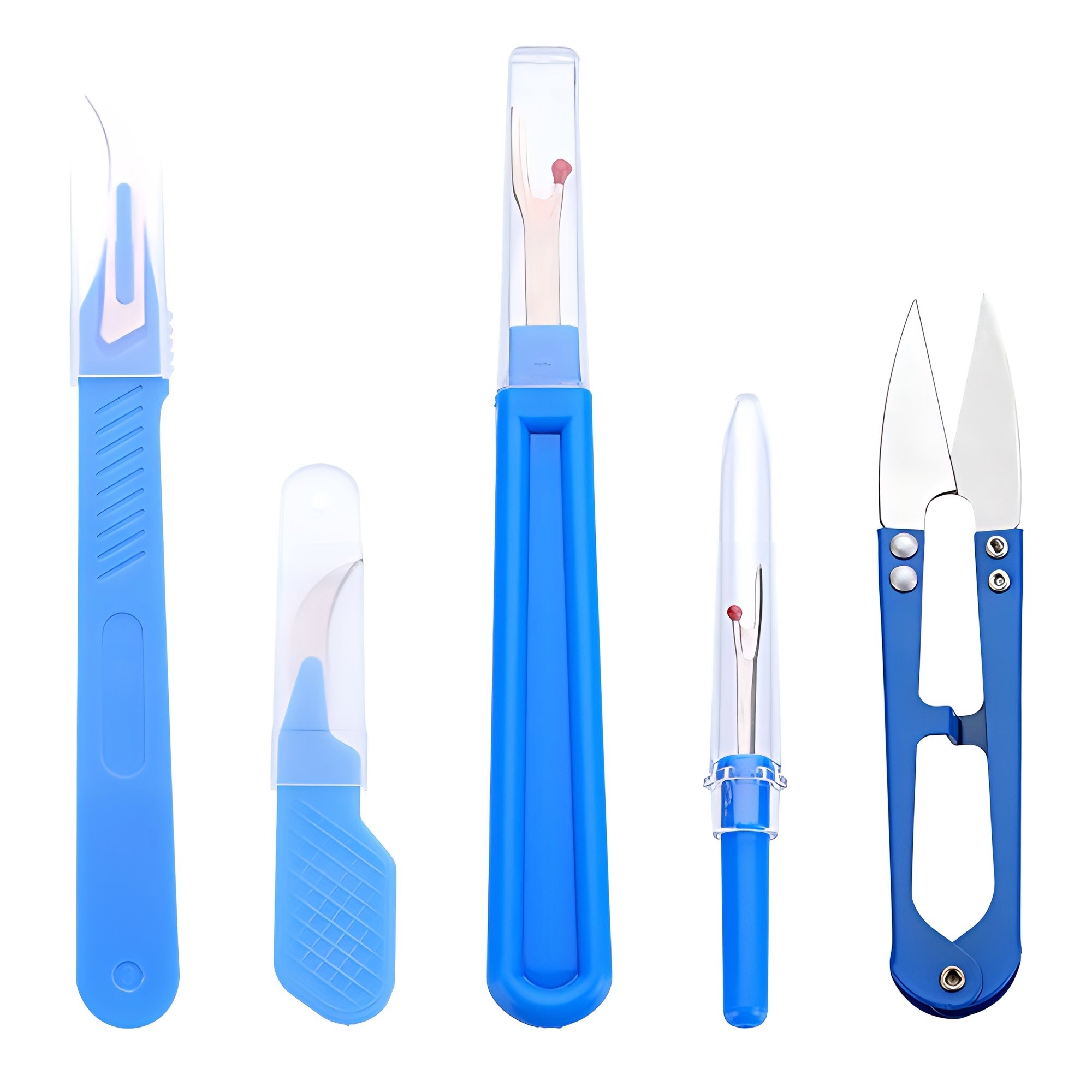 1/5 Pcs Blue Sewing Stitch Rem - مراجعة Sewing Kit وسعره