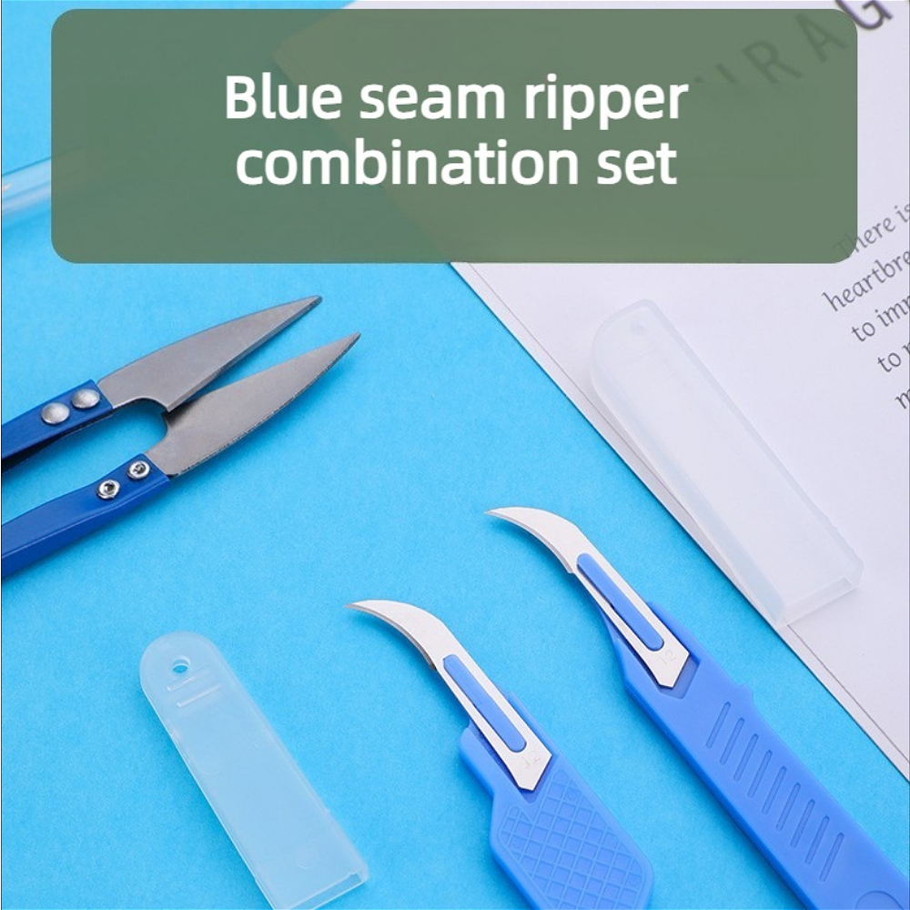 1/5 Pcs Blue Sewing Stitch Rem - مراجعة Sewing Kit وسعره