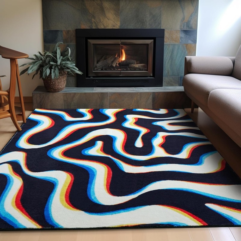 Orange Aesthetic Bedroom Rug V - مراجعة Century Textile & Sewing Supply By Owner وسعره