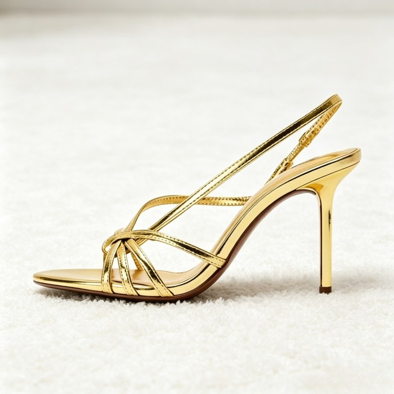 Sexy Open-toe Narrow-Band High - مراجعة Elastic Waistband Roll وسعره