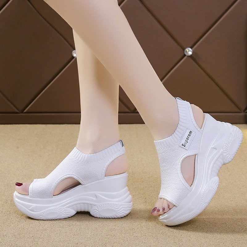 Women's Sandals 2025 Summer We - مراجعة Elastic Waistband Roll وسعره
