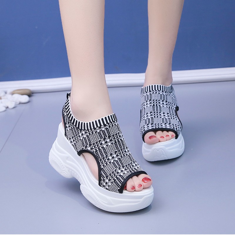Women's Sandals 2025 Summer We - مراجعة Elastic Waistband Roll وسعره