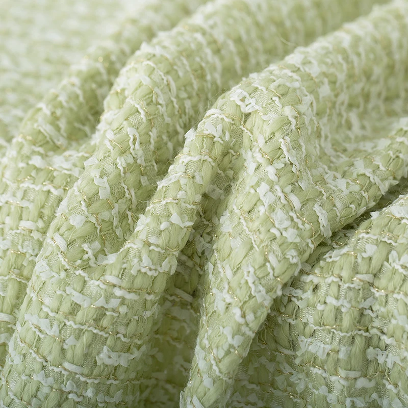 Redraspberry Italy Light Green - مراجعة Sewing Tweed Fabric وسعره