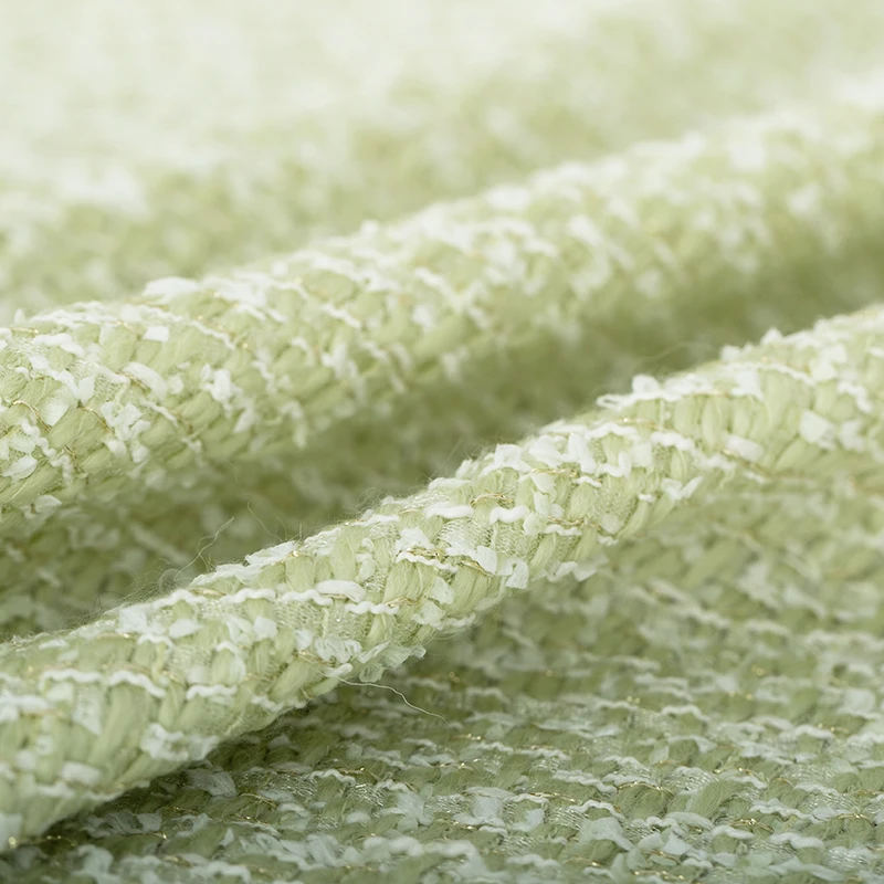 Redraspberry Italy Light Green - مراجعة Sewing Tweed Fabric وسعره