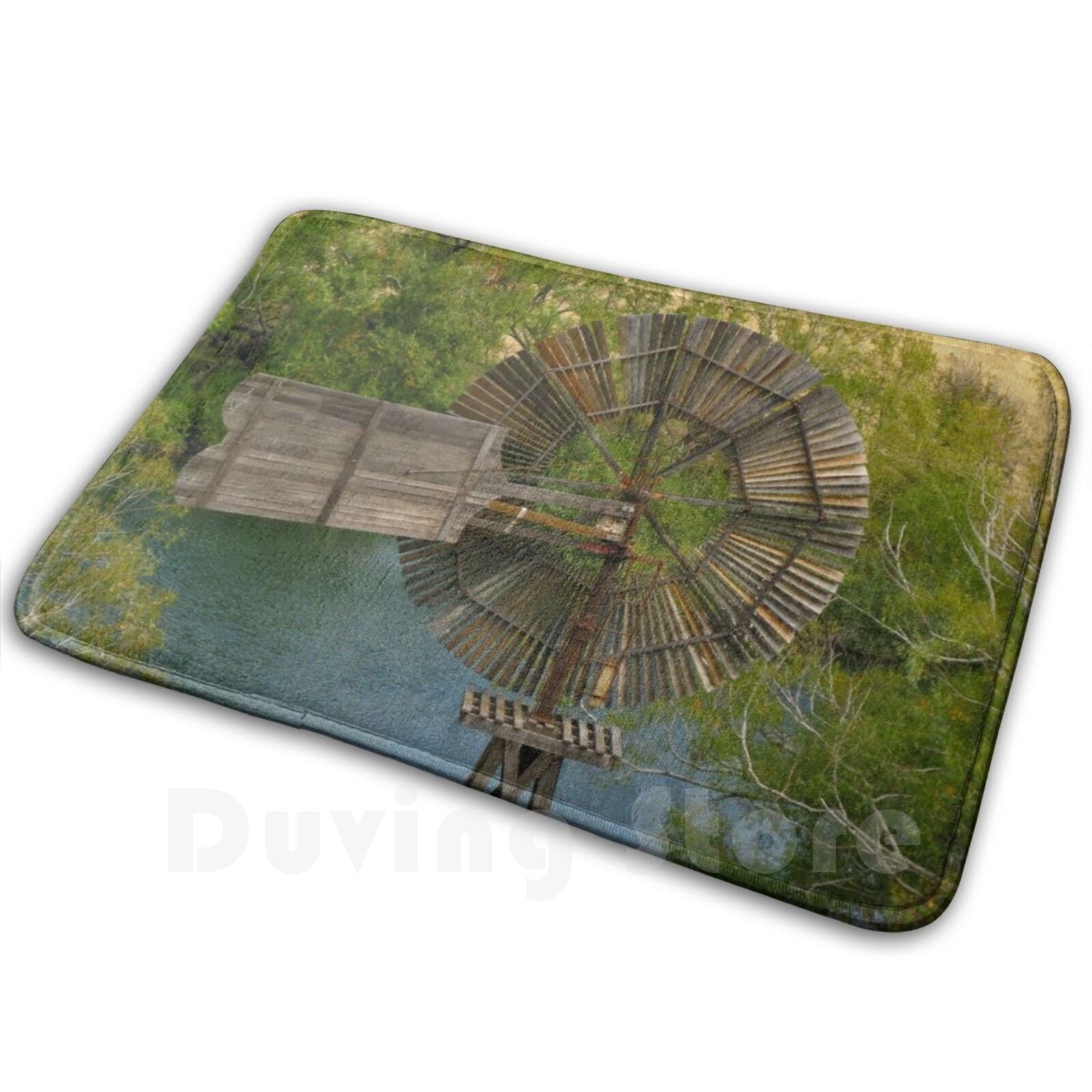 Wooden Windmill Carpet Mat Rug - مراجعة Century Textile & Sewing Supply By Owner وسعره