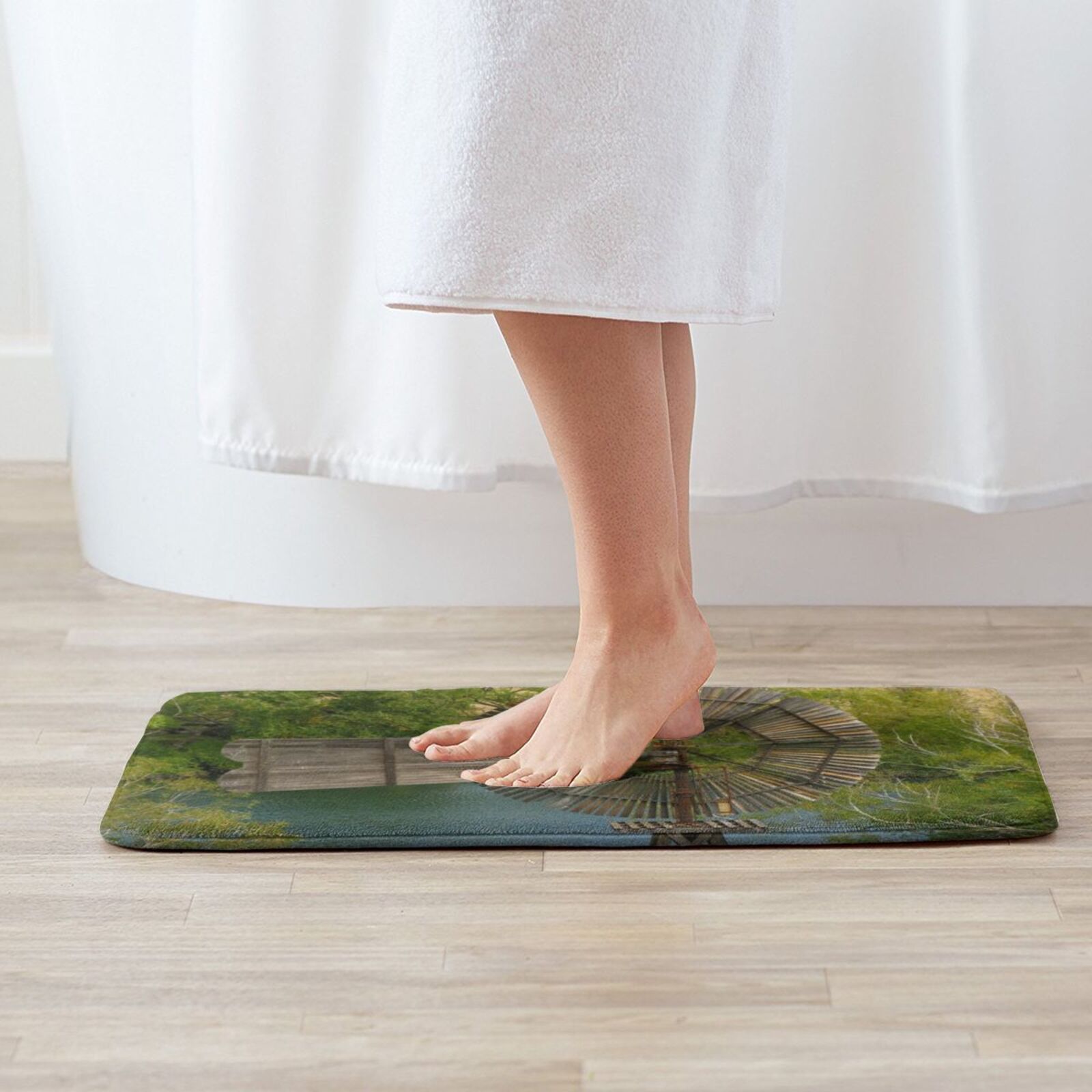 Wooden Windmill Carpet Mat Rug - مراجعة Century Textile & Sewing Supply By Owner وسعره