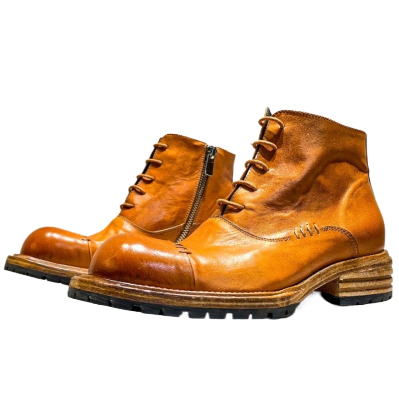 Ethnic Style Washed Horsehide  - مراجعة Sewing Zipper وسعره