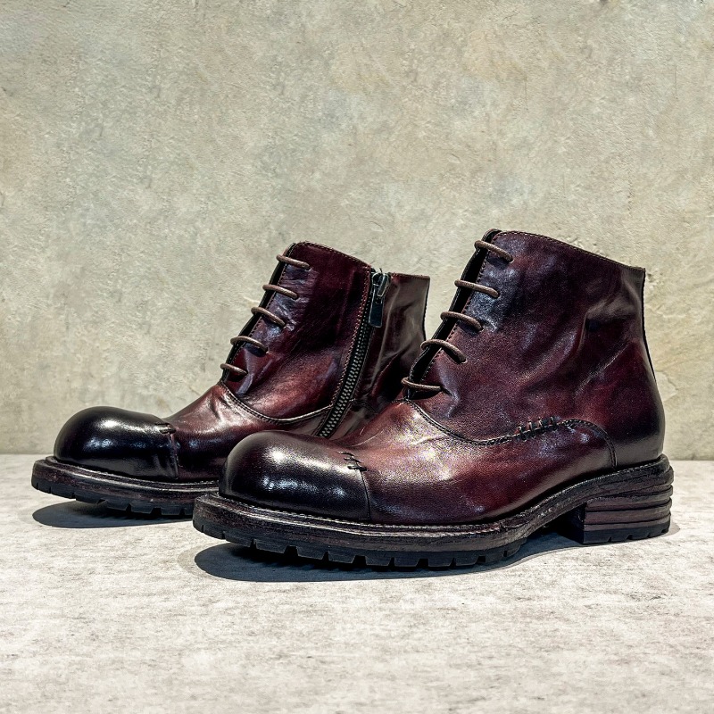 Ethnic Style Washed Horsehide  - مراجعة Sewing Zipper وسعره
