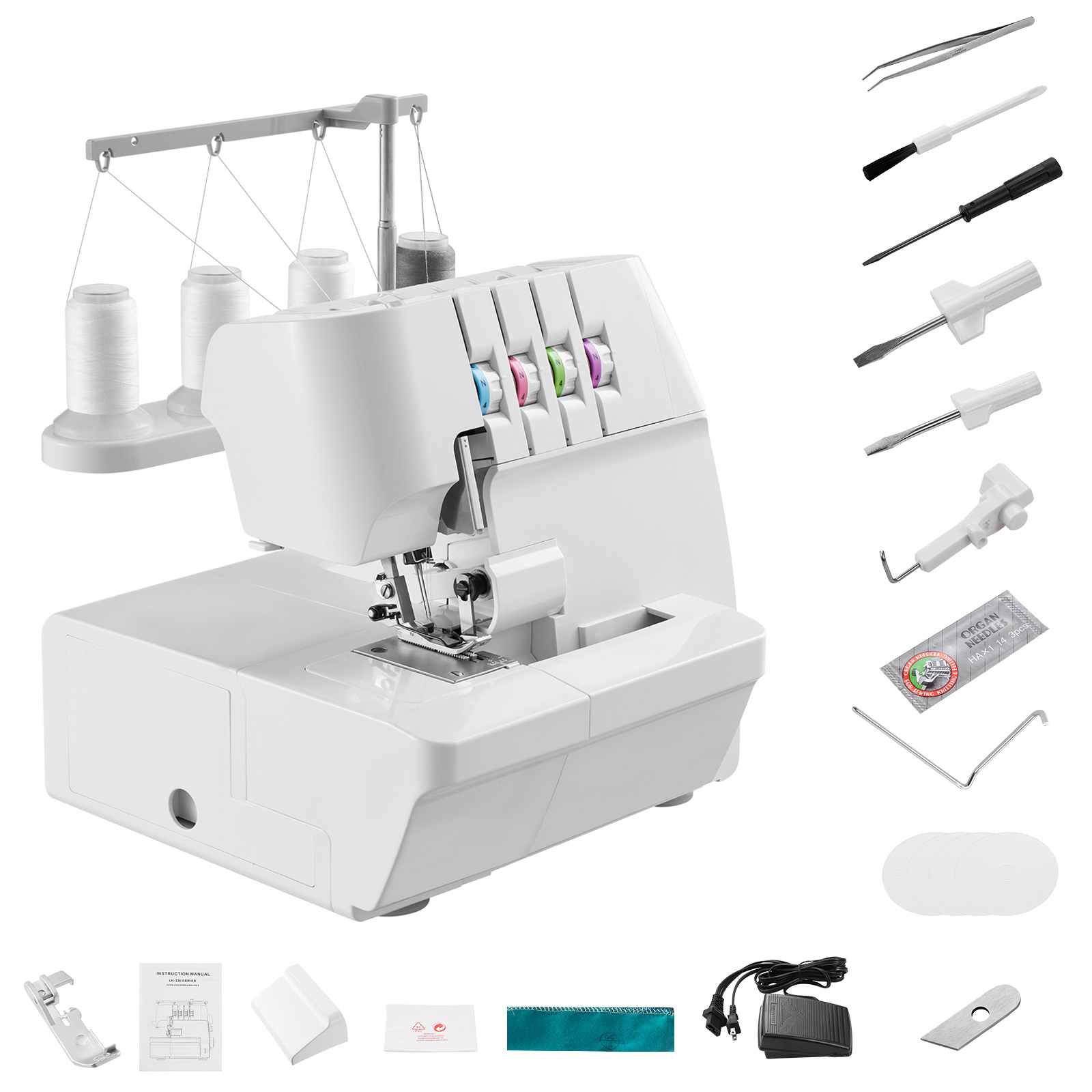 SucceBuy Serger Overlock Sewin - مراجعة Sewing Machine Yarn وسعره