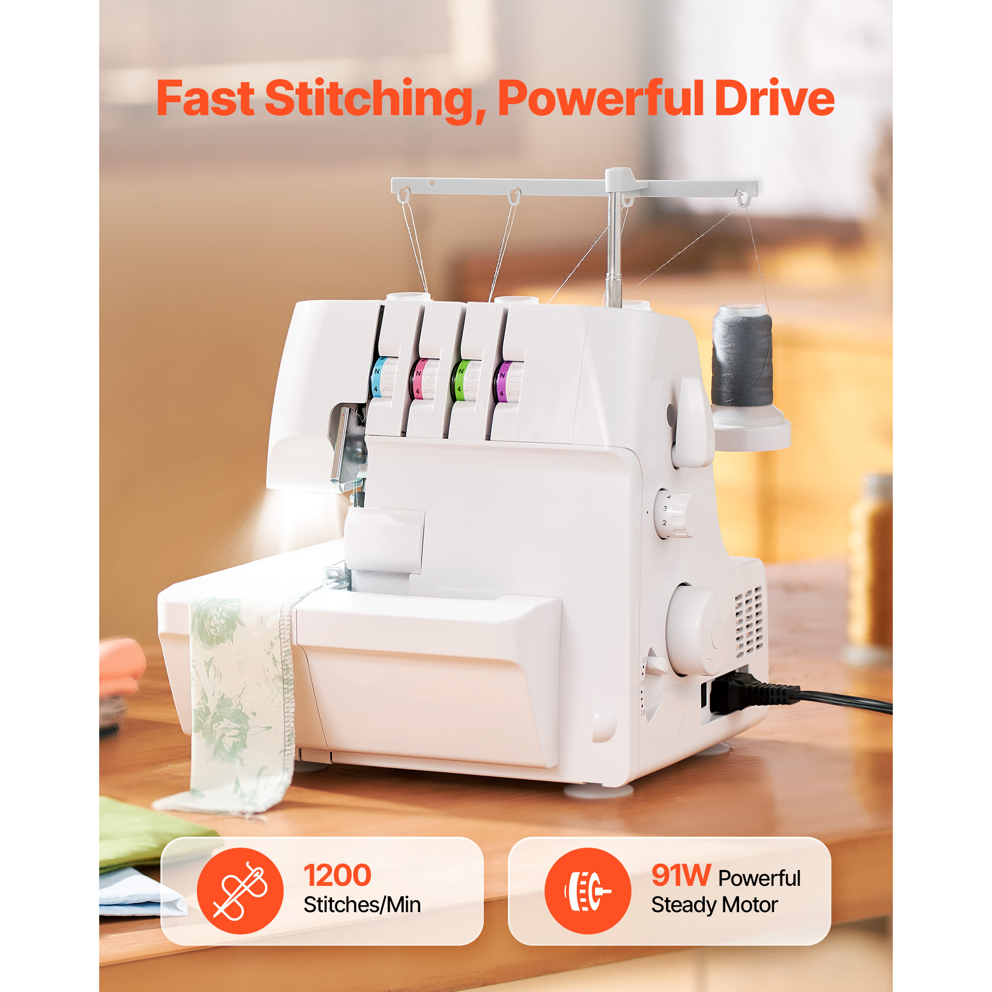 SucceBuy Serger Overlock Sewin - مراجعة Sewing Machine Yarn وسعره