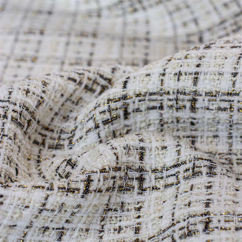 New Tweed Woolen Fabric Autumn - مراجعة Sewing Tweed Fabric وسعره