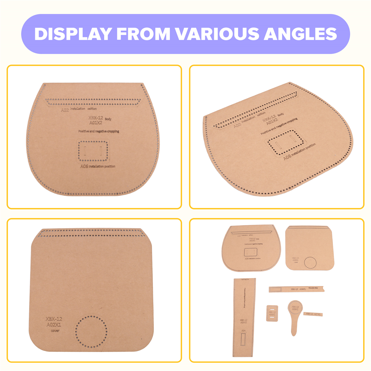 A06K DIY Leather Tool Kit Kraf - مراجعة Sewing Kit وسعره