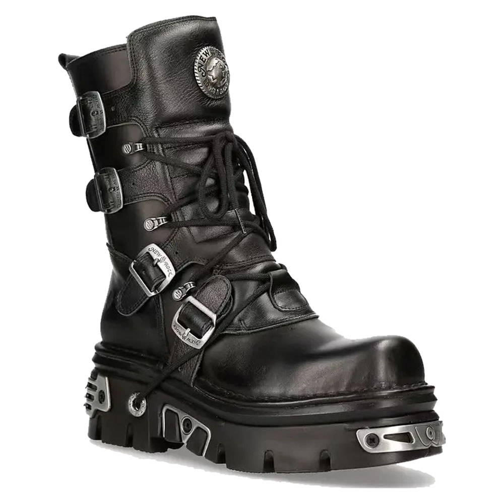 New Men's Punk Motorcycle Boot - مراجعة Sewing Zipper وسعره
