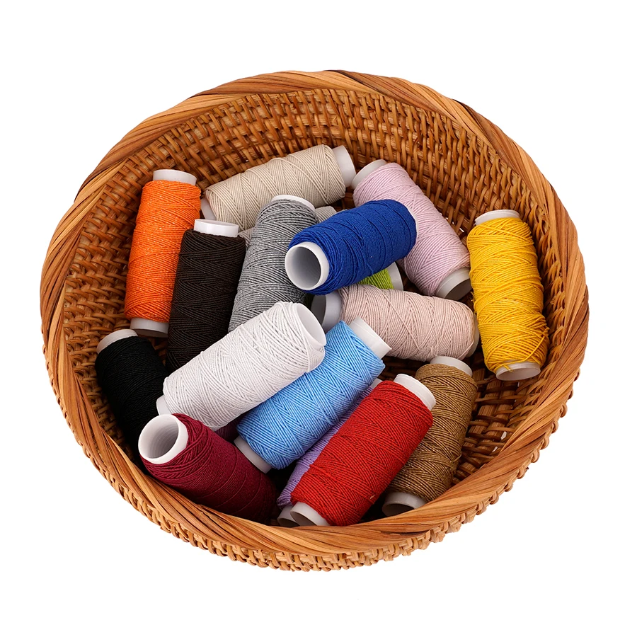 18-Color 0.6mm Ultra-Fine Elas - مراجعة Sewing Machine Yarn وسعره