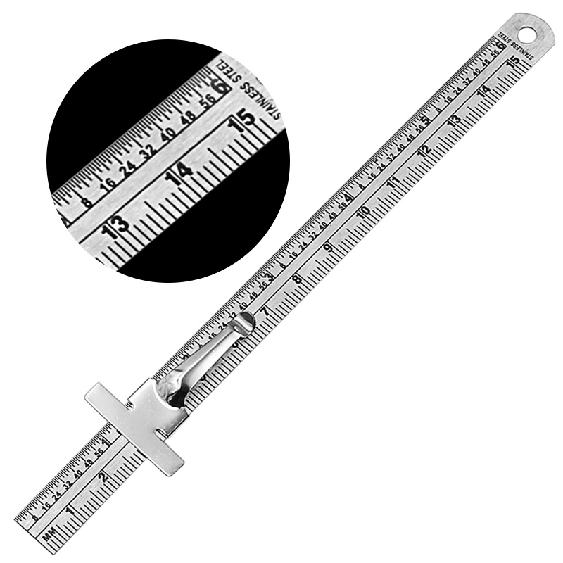 Toolstar Wedge Taper Ruler Sta - مراجعة Seam Gauge Metal وسعره