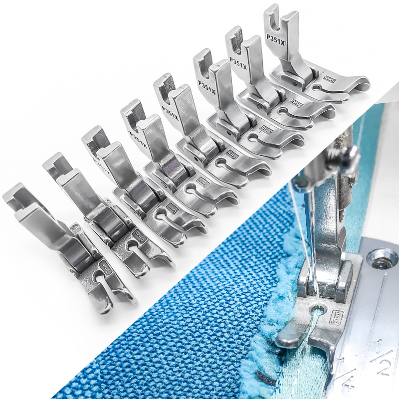 Industrial flat sewing machine - مراجعة Rolled Hem Foot وسعره