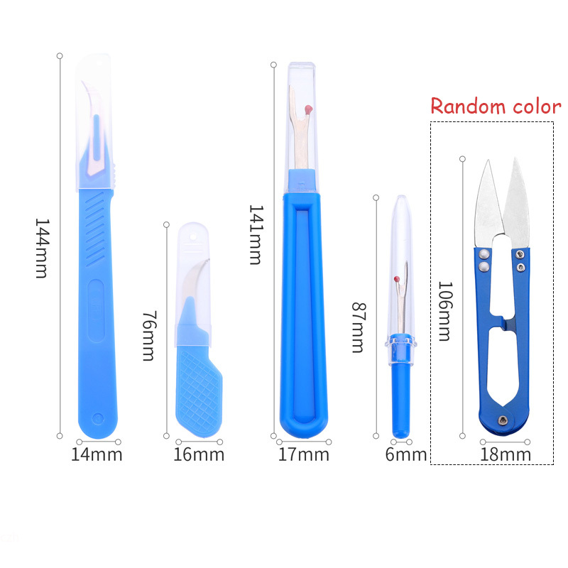 2026 new 5Pcs Blue Sewing Ripp - مراجعة Sewing Kit وسعره