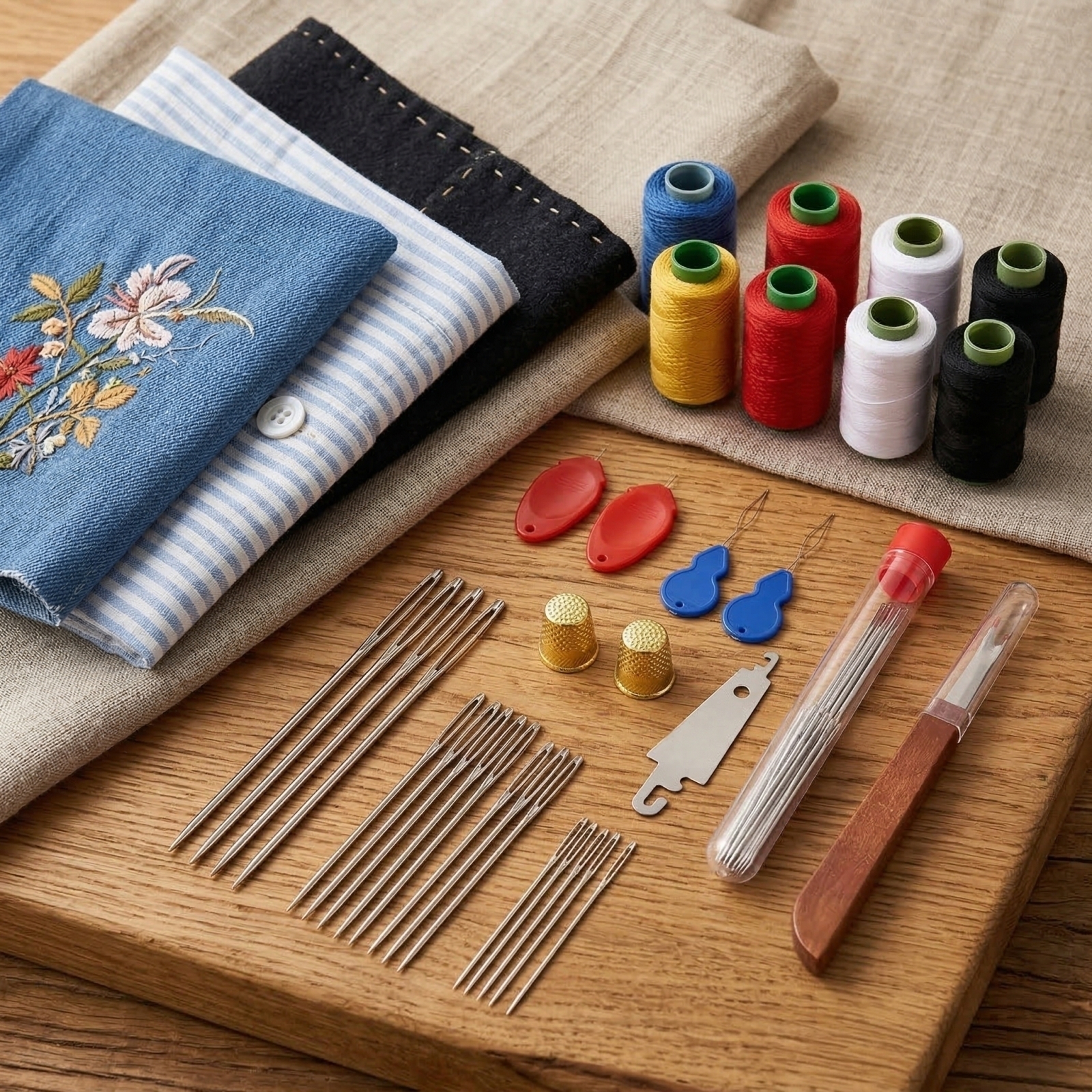 43pcs Big Eye Sewing Needle Ki - مراجعة Sewing Kit وسعره
