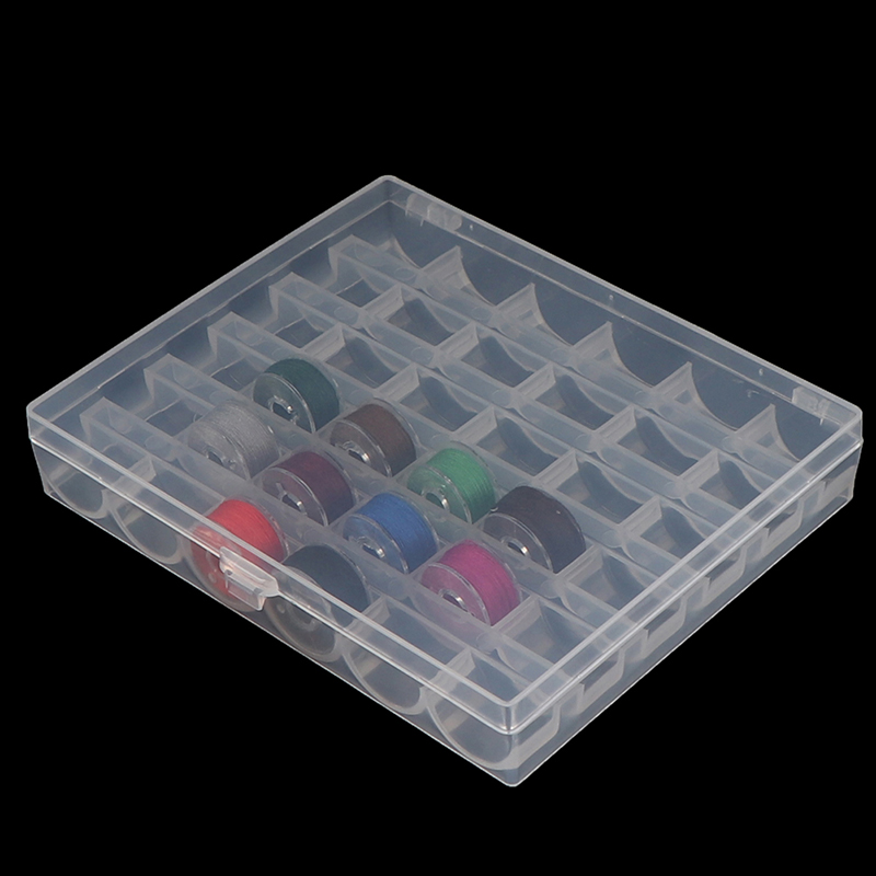 1pc 36 Spools Empty Bobbins St - مراجعة Bobbin Organizer Box وسعره