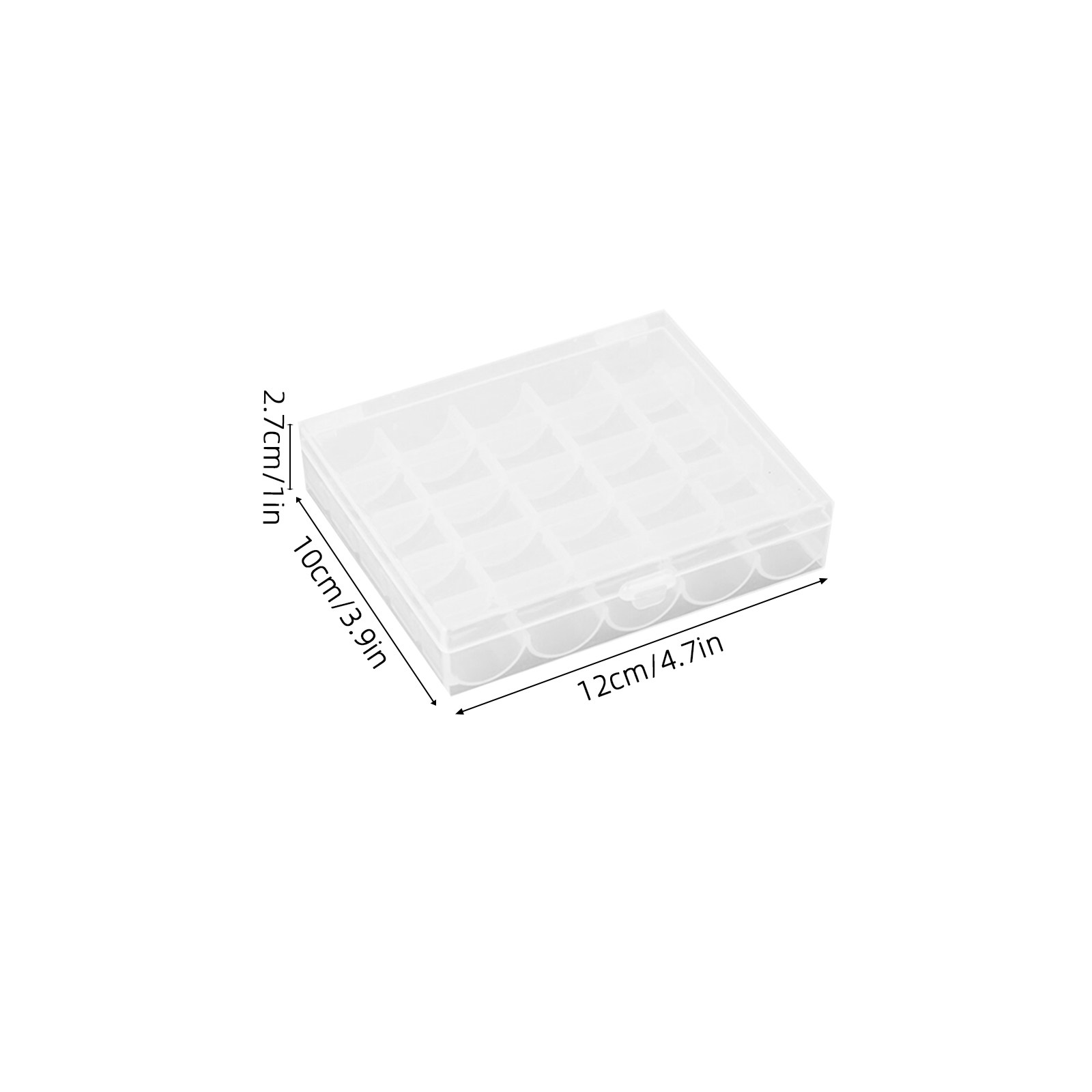 3Pcs Bobbins Case Organizer Cl - مراجعة Bobbin Organizer Box وسعره