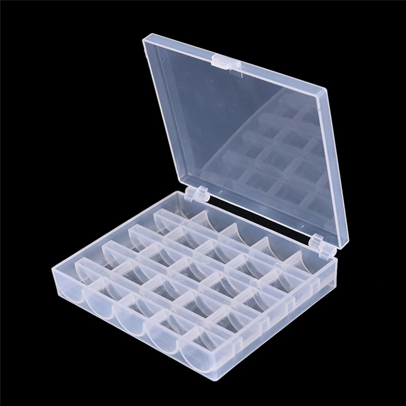 25 Spools Empty Bobbins Sewing - مراجعة Bobbin Organizer Box وسعره