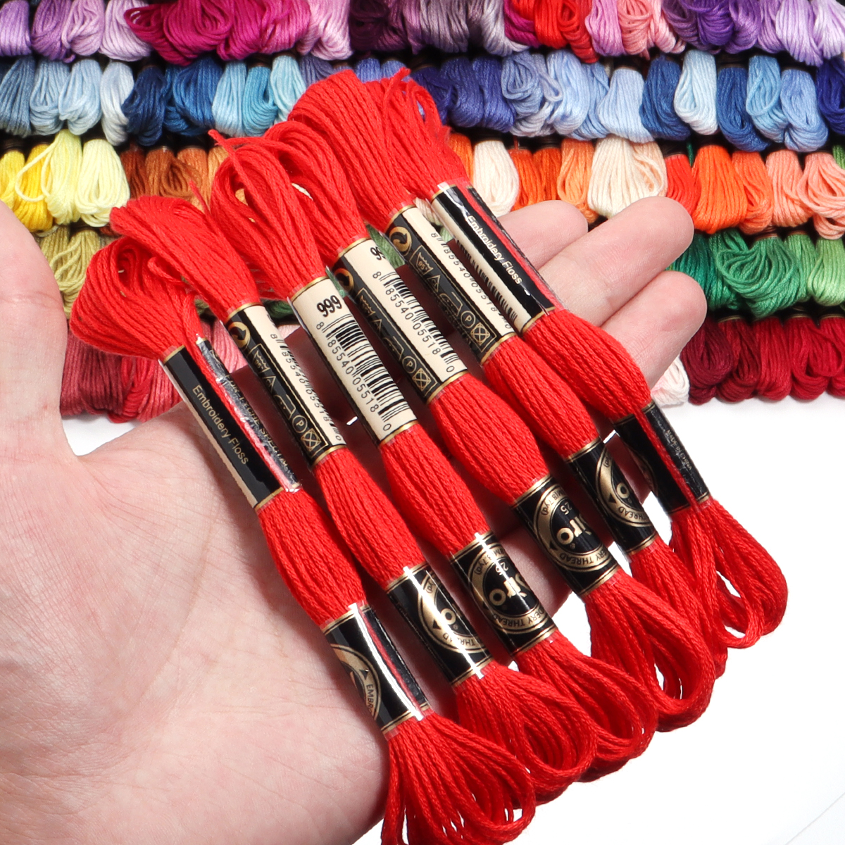 6Pcs/Lot Multicolor Polyester  - مراجعة Sewing Kit وسعره