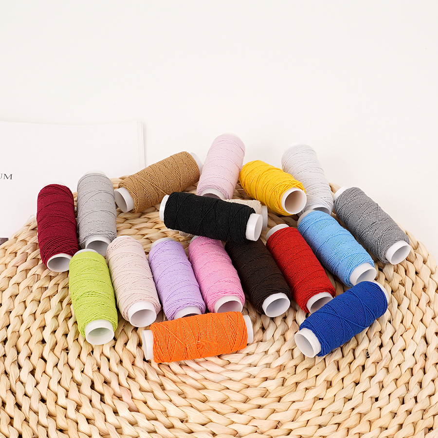 18-Color 0.6mm Ultra-Fine Elas - مراجعة Sewing Machine Yarn وسعره