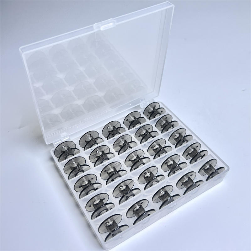 25 Grid Clear Empty Bobbins St - مراجعة Sewing Machine Yarn وسعره
