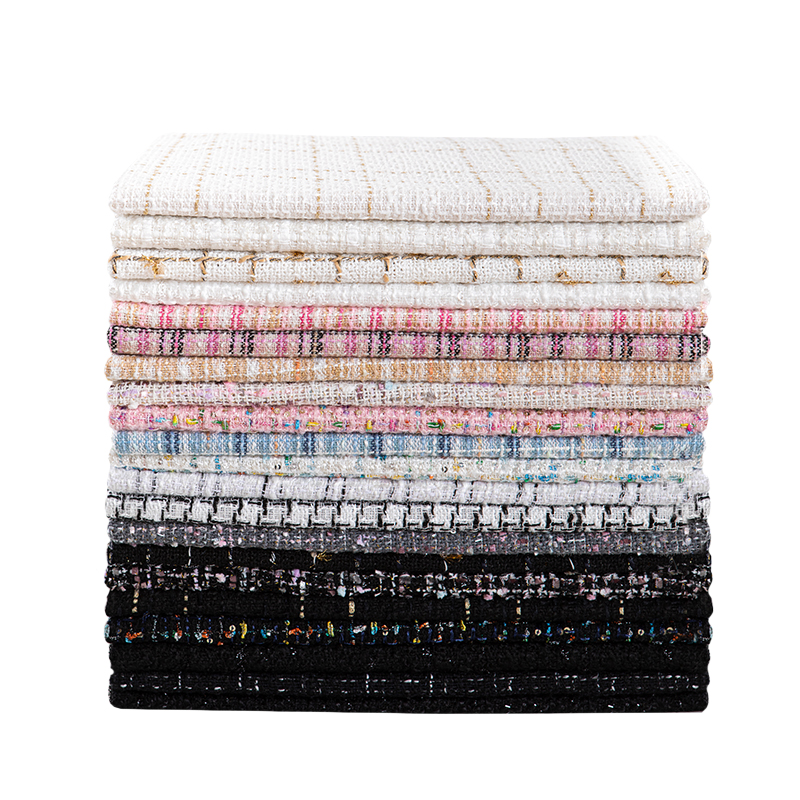 Women\'s Tweed Fabric Thickene - مراجعة Sewing Tweed Fabric وسعره