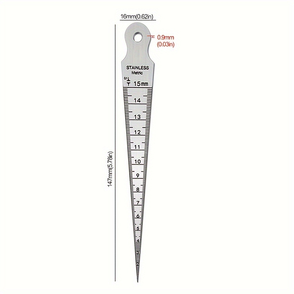 1-15mm Stainless Steel Taper G - مراجعة Seam Gauge Metal وسعره