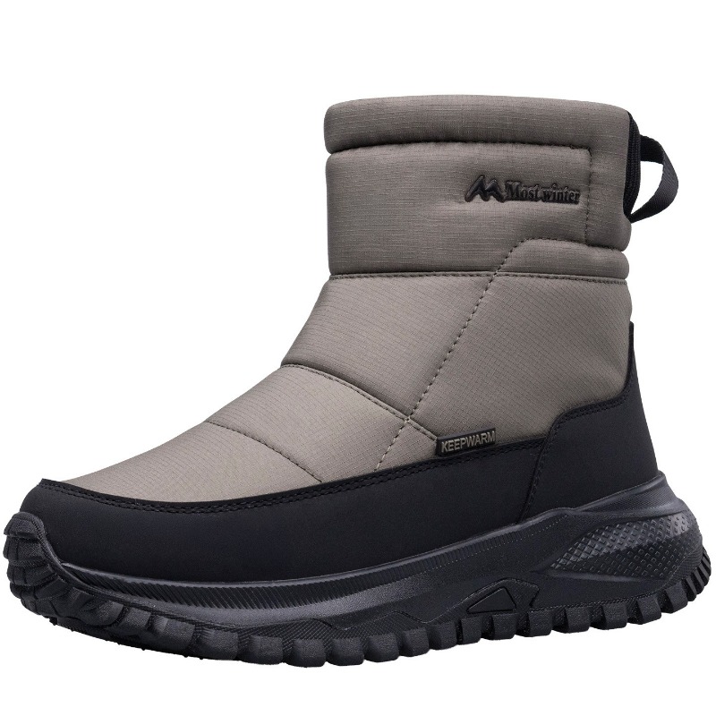 Men's Boots Warm Snow Boots Wa - مراجعة Sewing Zipper وسعره