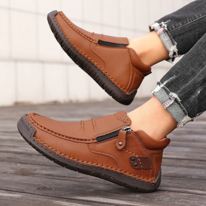 Plus Size 38-50 Handmade Men L - مراجعة Sewing Zipper وسعره