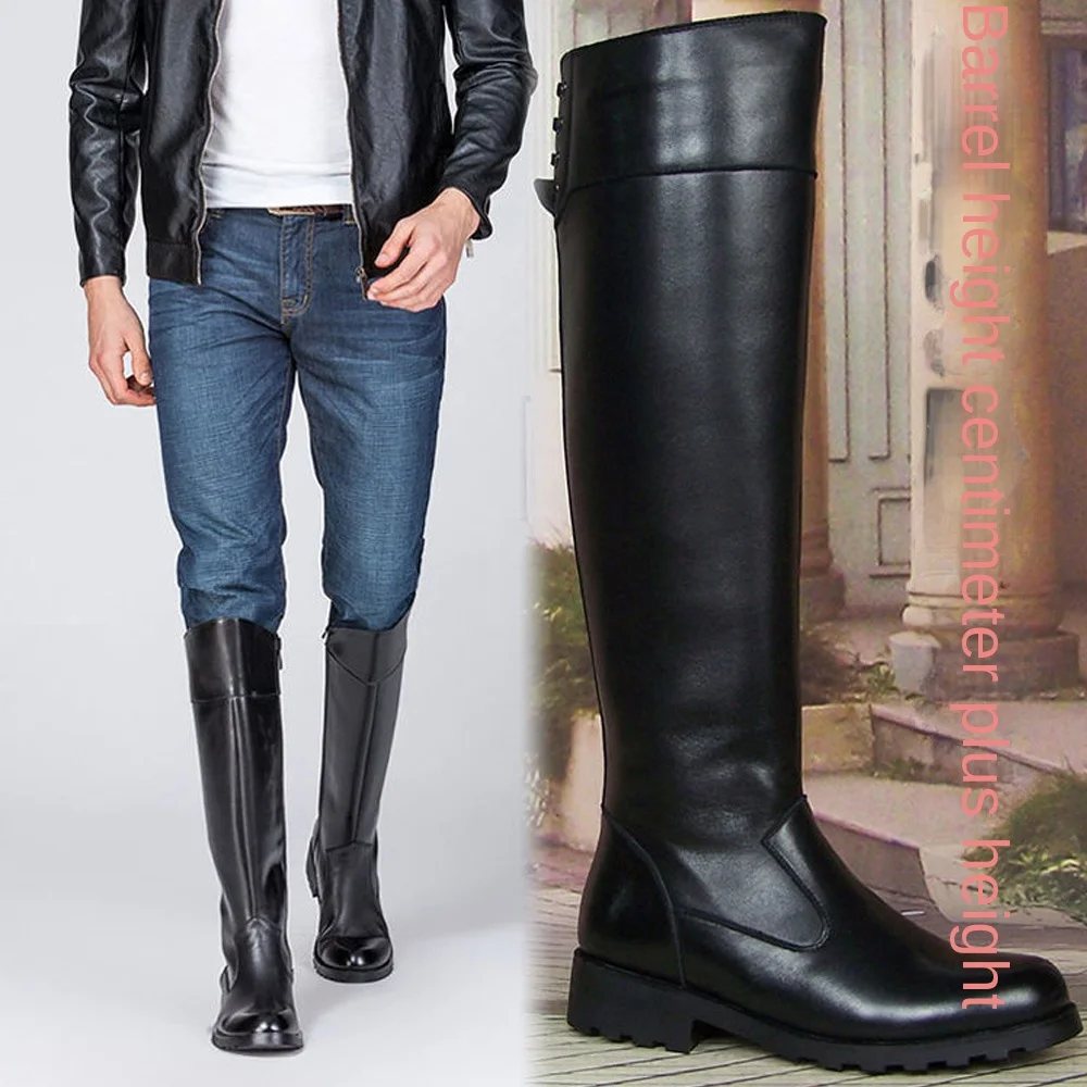 Fashion Men's Genuine Leather  - مراجعة Sewing Zipper وسعره