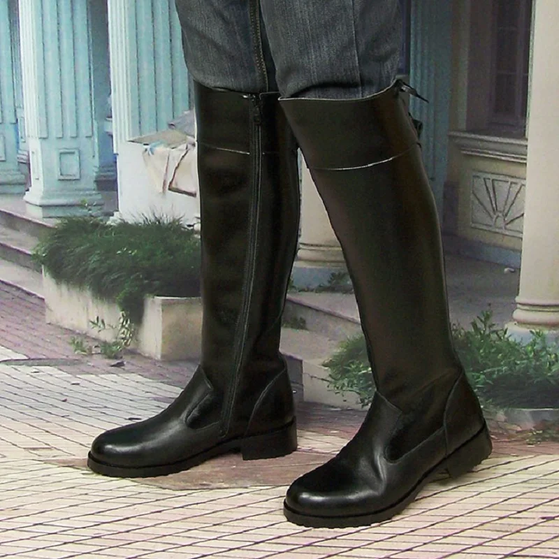 Fashion Men's Genuine Leather  - مراجعة Sewing Zipper وسعره